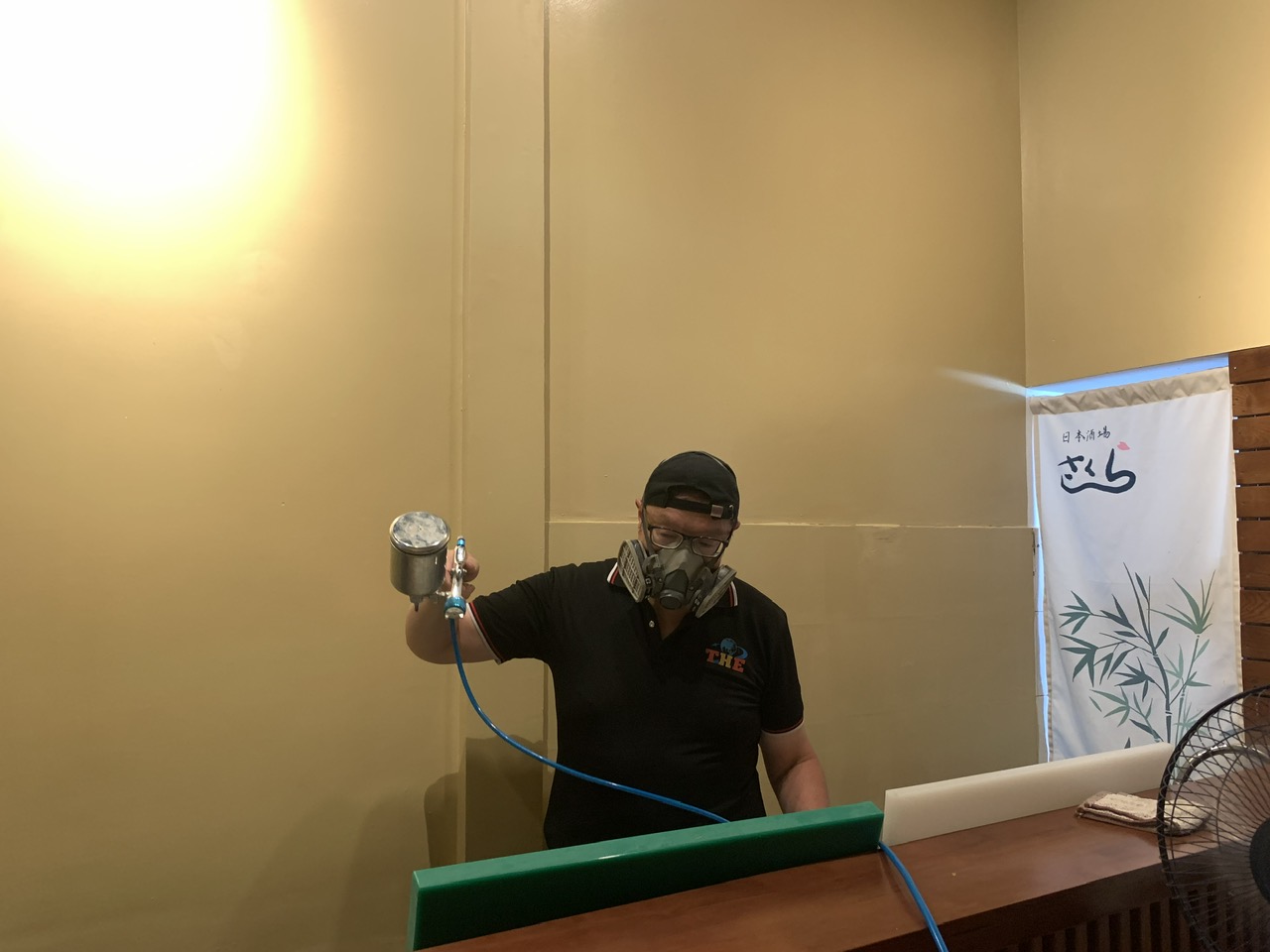 Thi công phủ T-SHIELD tại nhà hàng